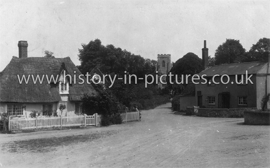 St Laurence Church and Village, Ridgewell, Essex. c.1920's